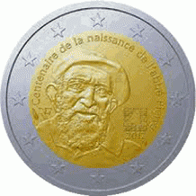 2 EURO 2012	Abbe Pierre	UNC Frankrijk